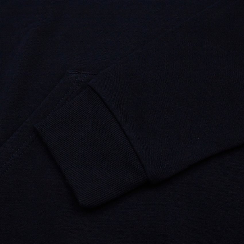 Carhartt WIP Sweatshirts HOODED SCRIPT EMBROIDERY I031243 ATOM BLUE/WHITE